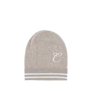 Crown of Edinburgh Cashmere Cashmere BeanieBeige Women Camel Hats